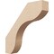 Ekena Millwork 3-inch W x 16-inch D x 16-inch H Stanfield Rough Cedar Woodgrain TimberThane Knee Brace, Primed BRCUR03X16X16STARCPR - alternate 1